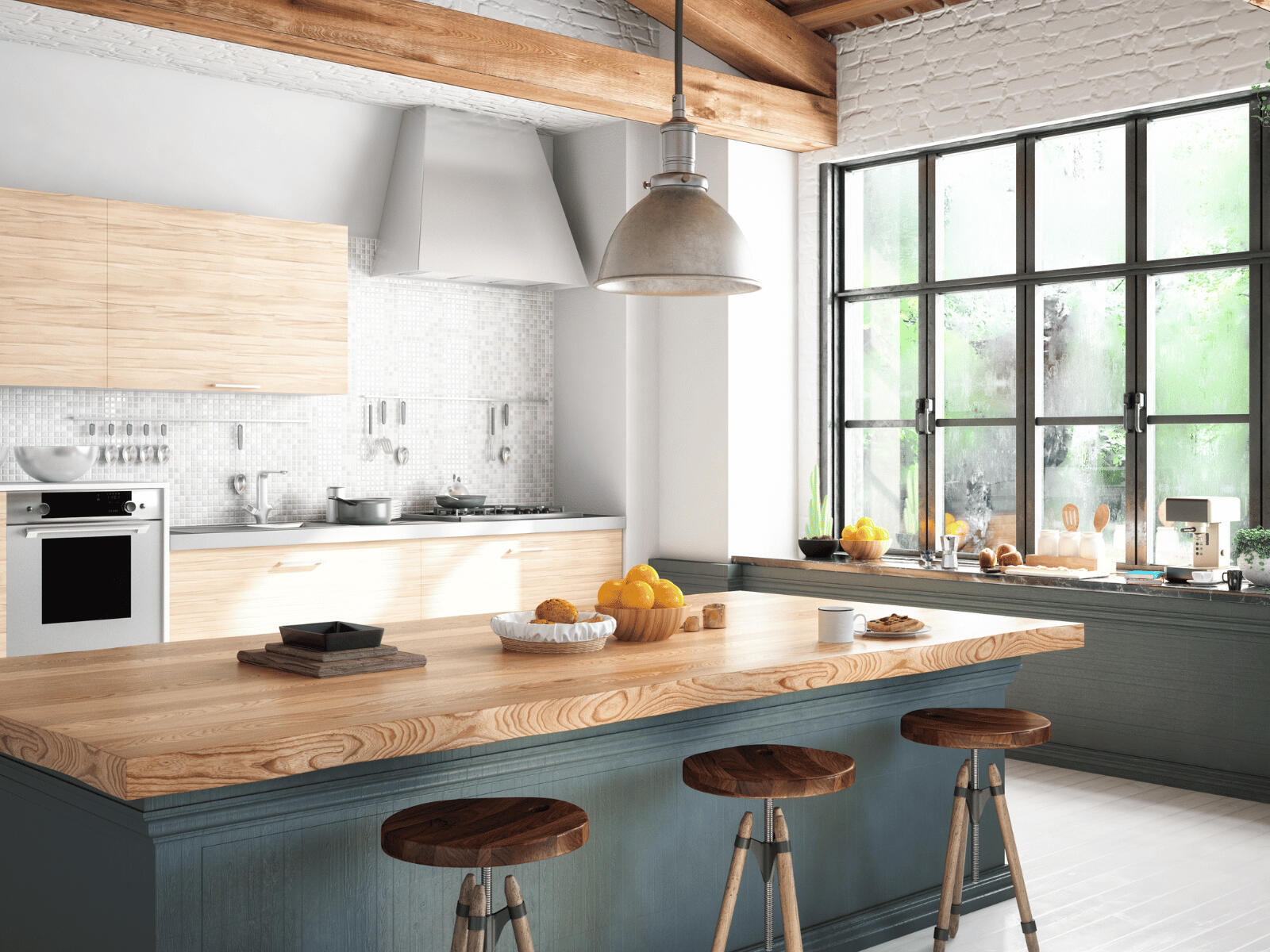 A freshly remodeled kitchen by Fulford Contracting in San Diego, California.